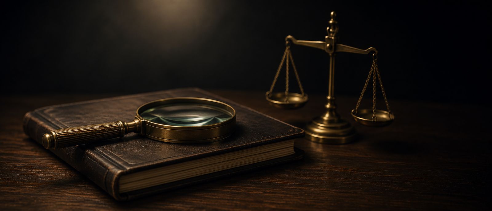 TrustedCasinoLab'ın casino değerlendirme ve doğrulama sürecini temsil eden büyüteç ve defter görseli