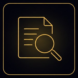 Oyun sağlayıcı doğrulamayı temsil eden büyüteç ikonu